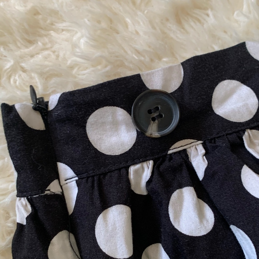 Black and white polka dot skirt - Picture 4 of 7